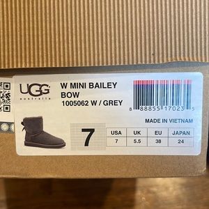 Mini dark grey UGG boots